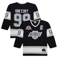Tlead LA.Kings #99 Wayne Gretzky Black 1992-93 Power Play Jerseys