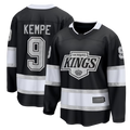 Tlead LA.Kings #9 Adrian Kempe Black Home Premier Breakaway Player Jerseys
