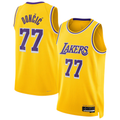Tlead LA.Lakers #77 Luka Doncic Dri-Fit Swingman Stitched Jerseys