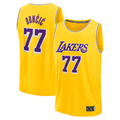 Tlead LA.Lakers #77 Luka Don?i? Gold Fast Break Replica Player Stitched Jerseys - Icon Edition