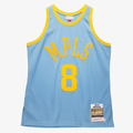 Tlead LA.Lakers #8 Kobe Bryant Mitchell & Ness Powder Blue 2001-2002 Hardwood Classics Authentic Player Stitched Jerseys