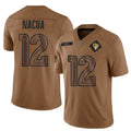 Tlead LA.Rams #12 Puka Nacua Player Limited Brown Salute To Service Stitched Jerseys