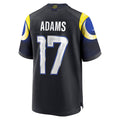 Tlead LA.Rams #17 Davante Adams Player Midnight Blue Rivalries Collection Game Stitched Jerseys