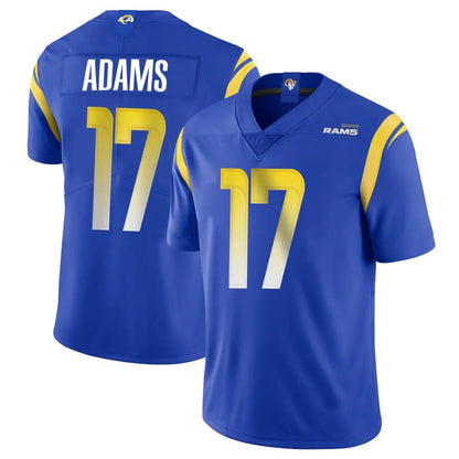 Tlead LA.Rams #17 Davante Adams Player Royal Limited Vapor Untouchable Home Game Stitched Jerseys