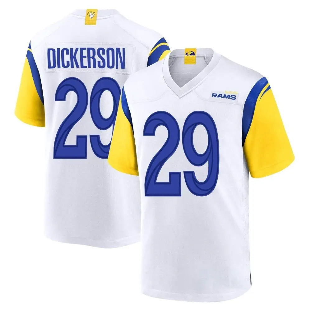 Tlead LA.Rams #29 Eric Dickerson Player White Home Game Stitched Jerseys