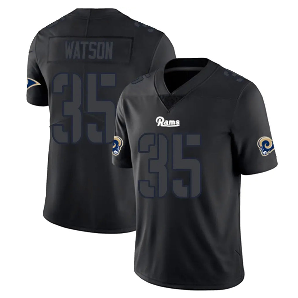 Tlead LA.Rams #35 Jaylen Watson Player Black Impact Limited Home Game Stitched Jerseys