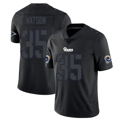 Tlead LA.Rams #35 Jaylen Watson Player Black Impact Limited Home Game Stitched Jerseys