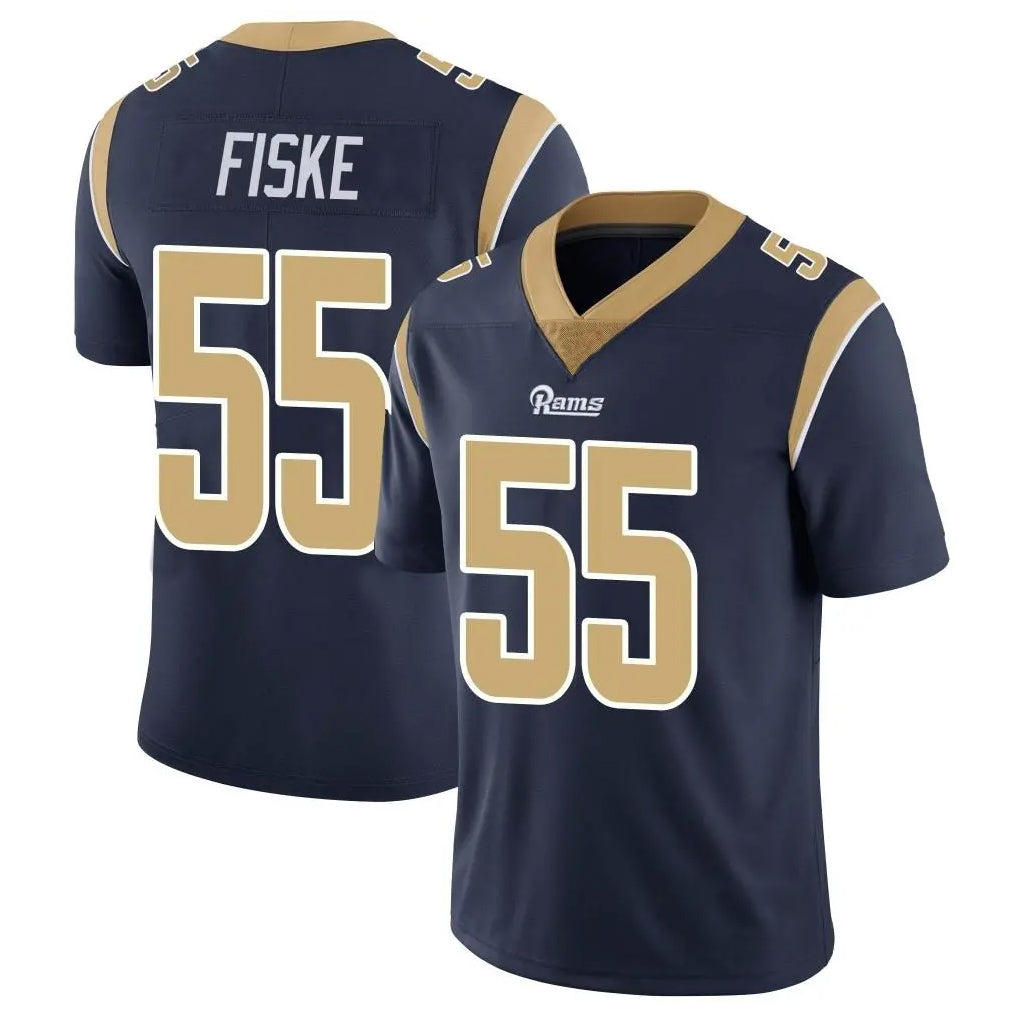 Tlead LA.Rams #55 Braden Fiske Player Navy Limited Vapor Untouchable Home Game Stitched Jerseys