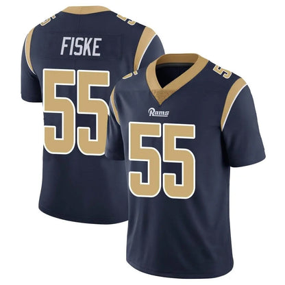 Tlead LA.Rams #55 Braden Fiske Player Navy Limited Vapor Untouchable Home Game Stitched Jerseys