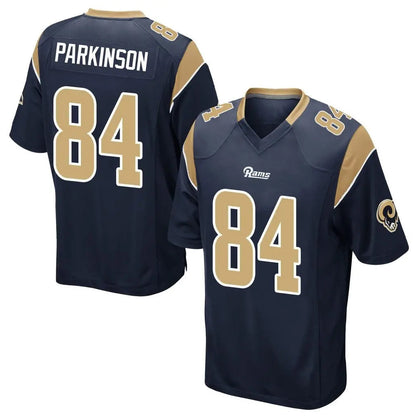 Tlead LA.Rams #84 Colby Parkinson Player Navy Home Game Stitched Jerseys