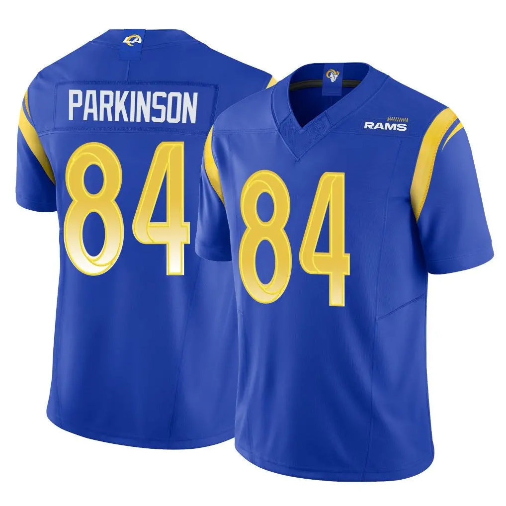 Tlead LA.Rams #84 Colby Parkinson Player Royal Limited Vapor F.U.S.E. Home Game Stitched Jerseys