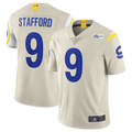 Tlead LA.Rams #9 Matthew Stafford Bone Vapor Limited Jersey American Stitched Jerseys