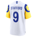 Tlead LA.Rams #9 Matthew Stafford White White Game Player Stitched Jerseys