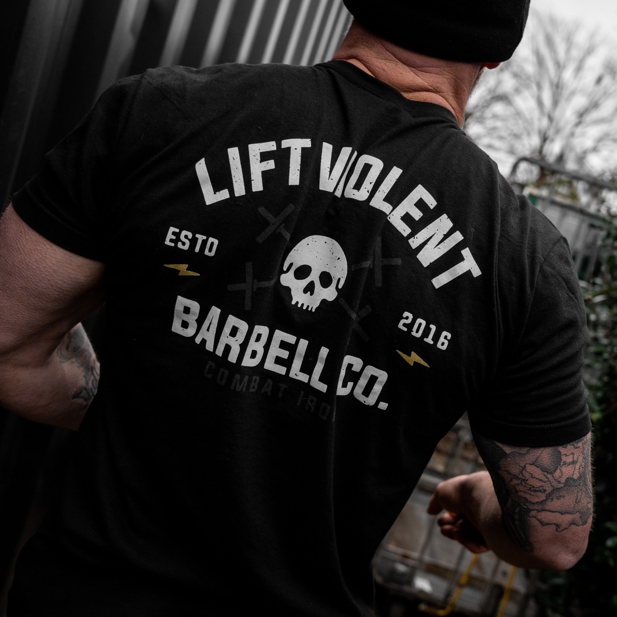 CustomNameinc cheap jerseys Ordering Lift Violent Barbell Co. Men's T-Shirt