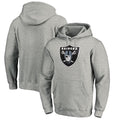 Tlead LV.Raiders Gray LOGO Pullover Hoodies Home Game Blank Player Stitched Jerseys