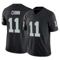 Tlead LV.Raiders #11 Jeremy Chinn Player Black Limited Vapor F.U.S.E. Home Game Stitched Jerseys