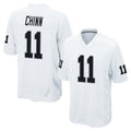 Tlead LV.Raiders #11 Jeremy Chinn Player White Home Game Stitched Jerseys