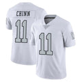 Tlead LV.Raiders #11 Jeremy Chinn Player White Limited Color Rush Home Game Stitched Jerseys