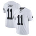 Tlead LV.Raiders #11 Jeremy Chinn Player White Limited Vapor Untouchable Home Game Stitched Jerseys