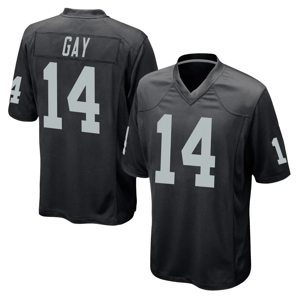Tlead LV.Raiders #14 Matt Gay Player Black Home Game Stitched Jerseys