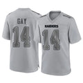 Tlead LV.Raiders #14 Matt Gay Player Gray Atmosphere Fashion Limited Game Stitched Jerseys