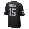 Tlead LV.Raiders #15 Fernando Mendoza Black 2026 Draft First Round Pick No. 1 Team Game Stitched Jerseys
