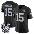 Tlead LV.Raiders #15 Fernando Mendoza Player Black 2026 Vapor Limited Home Game Stitched Jerseys