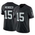 Tlead LV.Raiders #15 Fernando Mendoza Player Black Limited Vapor F.U.S.E. Home Game Stitched Jerseys