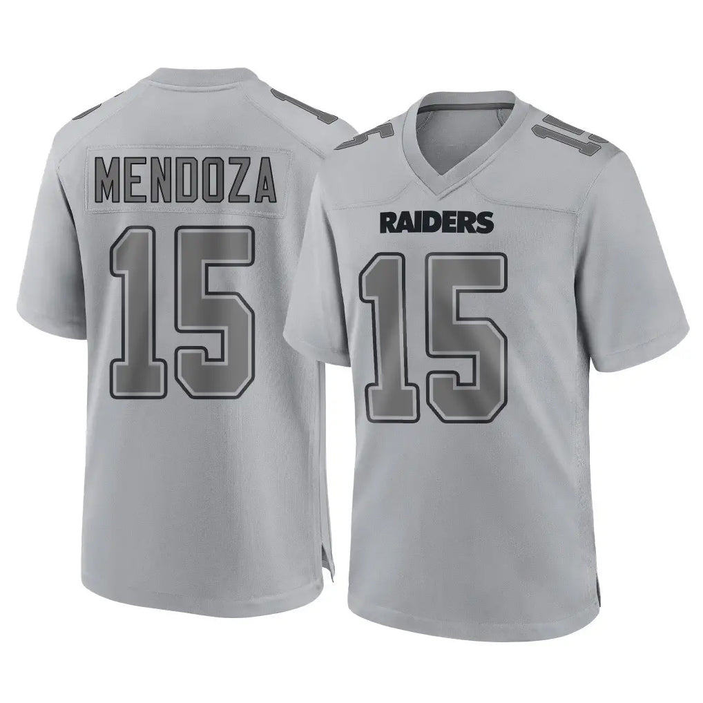 Tlead LV.Raiders #15 Fernando Mendoza Player Gray Atmosphere Fashion Limited Game Stitched Jerseys
