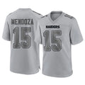 Tlead LV.Raiders #15 Fernando Mendoza Player Gray Atmosphere Fashion Limited Game Stitched Jerseys