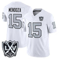 Tlead LV.Raiders #15 Fernando Mendoza Player White 2026 Vapor Limited Home Game Stitched Jerseys