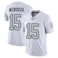 Tlead LV.Raiders #15 Fernando Mendoza Player White Limited Color Rush Home Game Stitched Jerseys