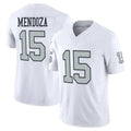 Tlead LV.Raiders #15 Fernando Mendoza Player White Vapor F.U.S.E. Limited Home Game Stitched Jerseys