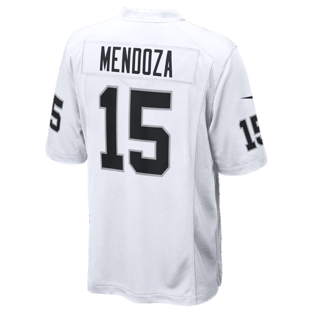 Tlead LV.Raiders #15 Fernando Mendoza White Game Player Stitched Jerseys