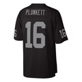Tlead LV.Raiders #16 Jim Plunkett Mitchell & Ness Black 1980 Legacy Replica Stitched Puhic Jersey