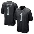 Tlead LV.Raiders #1 Tre Tucker Player Black Home Game Stitched Jerseys