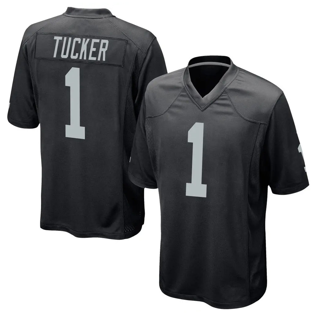 Tlead LV.Raiders #1 Tre Tucker Player Black Home Game Stitched Jerseys
