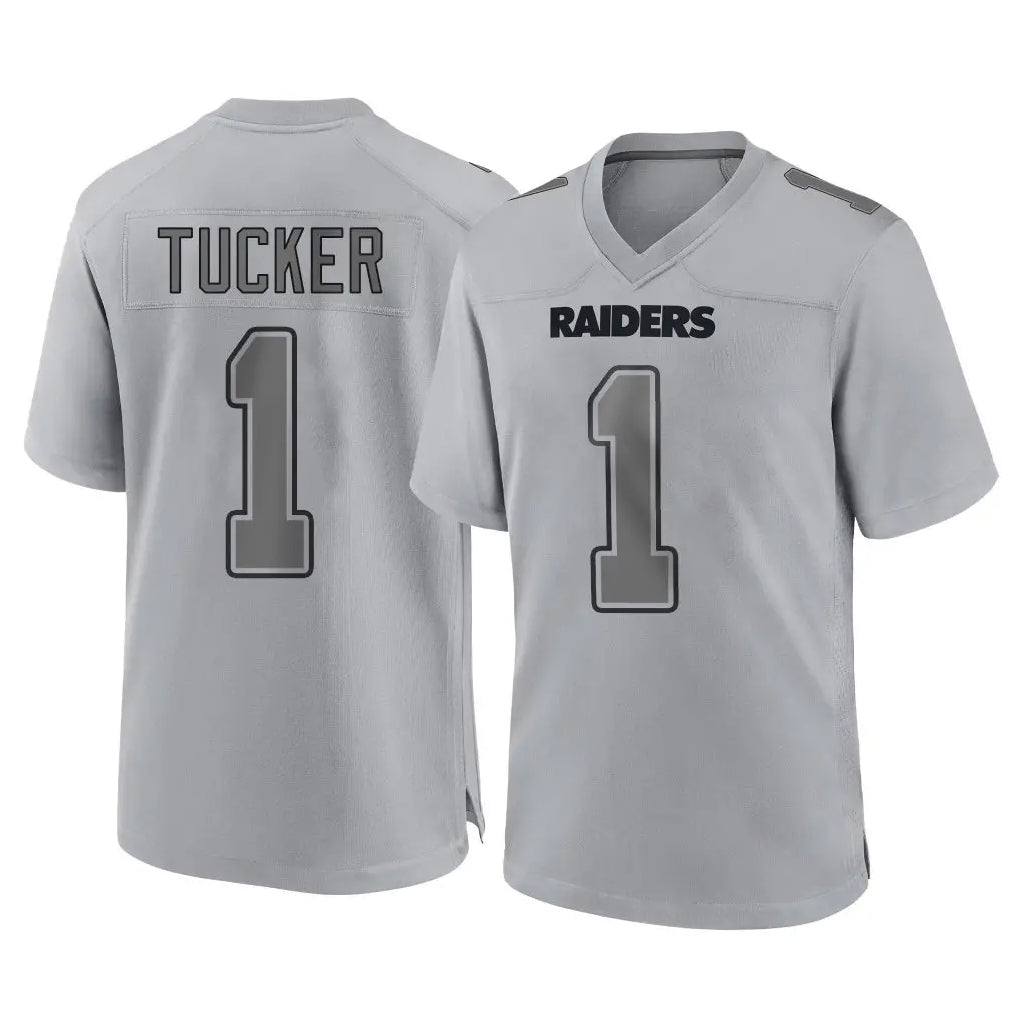 Tlead LV.Raiders #1 Tre Tucker Player Gray Atmosphere Fashion Limited Game Stitched Jerseys