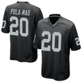 Tlead LV.Raiders #20 Isaiah Pola-Mao Player Black Home Game Stitched Jerseys