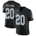 Tlead LV.Raiders #20 Isaiah Pola-Mao Player Black Limited Vapor Untouchable Home Game Stitched Jerseys