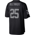 Tlead LV.Raiders #25 Fred Biletnikoff Mitchell & Ness Black Legacy Replica Jersey