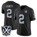 Tlead LV.Raiders #2 Ashton Jeanty Player Black 2026 Vapor Limited Home Game Stitched Jerseys