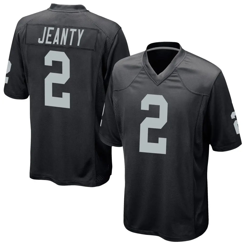 Tlead LV.Raiders #2 Ashton Jeanty Player Black Home Game Stitched Jerseys