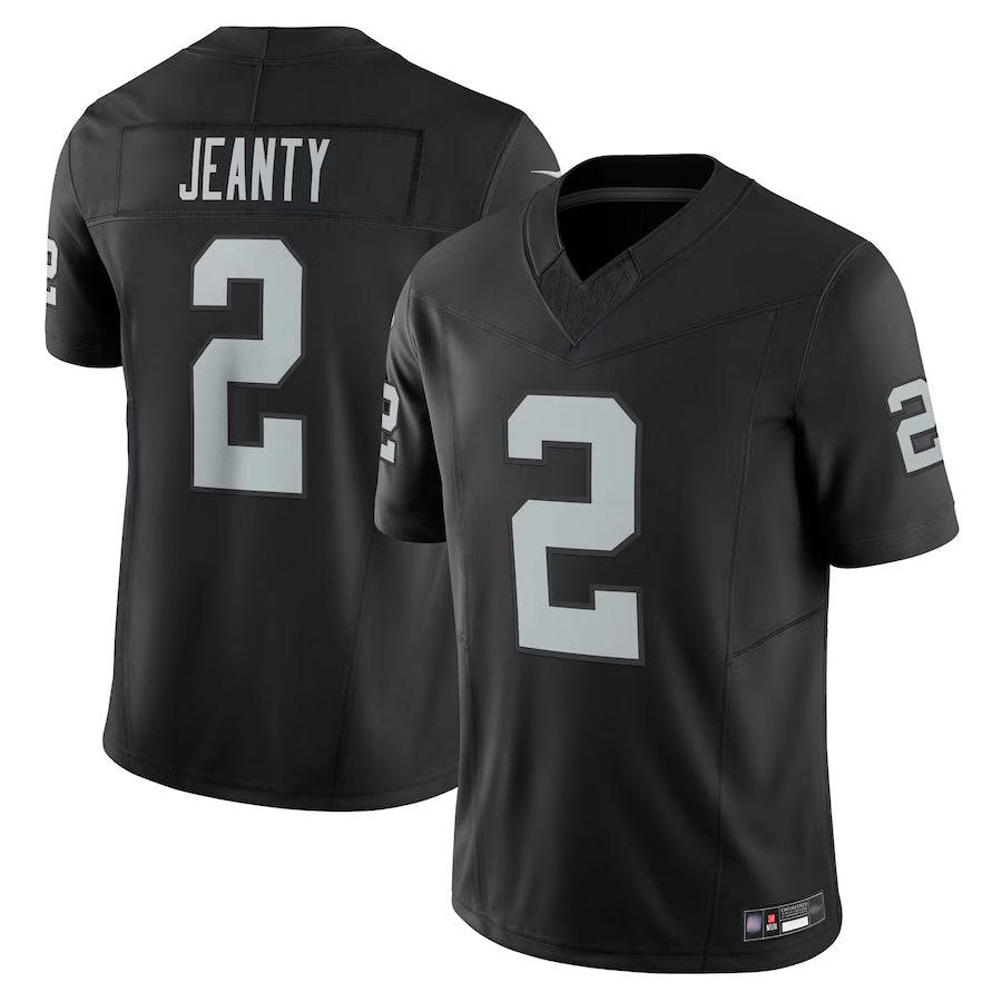 Tlead LV.Raiders #2 Ashton Jeanty Player Black Home Limited Stitched Jerseys
