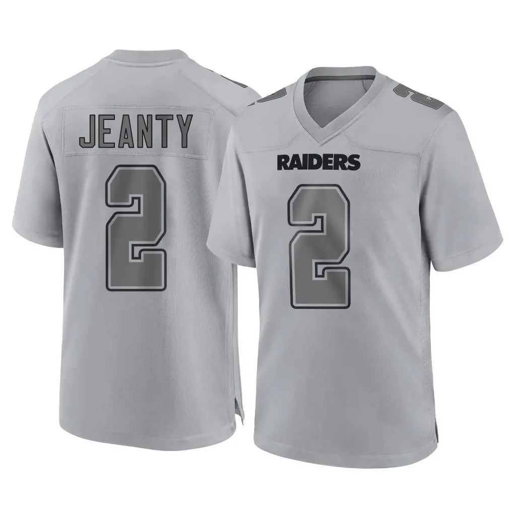 Tlead LV.Raiders #2 Ashton Jeanty Player Gray Atmosphere Fashion Limited Game Stitched Jerseys