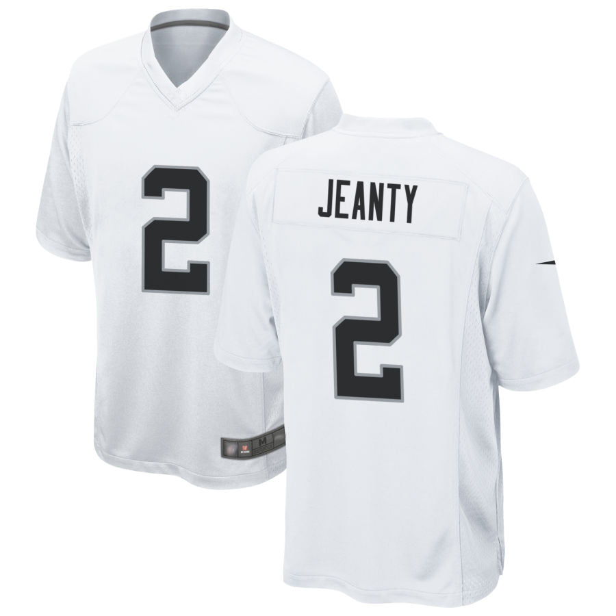 Tlead LV.Raiders #2 Ashton Jeanty Player White Game Stitched Jerseys