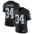 Tlead LV.Raiders #34 Bo Jackson Player Black Vapor Limited Stitched Jerseys