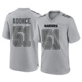 Tlead LV.Raiders #51 Malcolm Koonce Player Gray Atmosphere Fashion Limited Game Stitched Jerseys