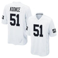 Tlead LV.Raiders #51 Malcolm Koonce Player White Home Game Stitched Jerseys