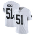 Tlead LV.Raiders #51 Malcolm Koonce Player White Limited Vapor Untouchable Home Game Stitched Jerseys